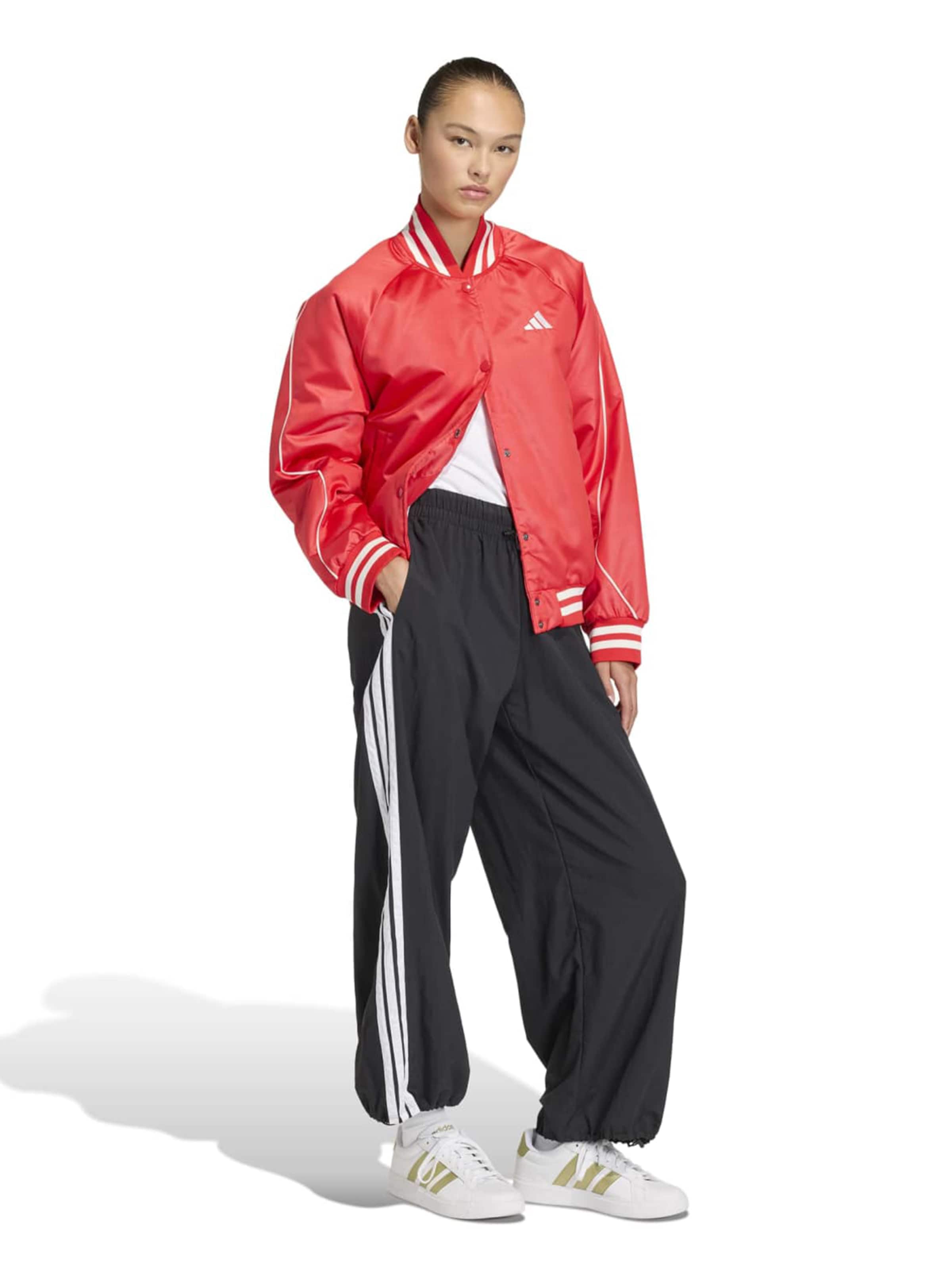 ADIDAS SPORTSWEAR Sportovní bunda 'STADIUM' – červená