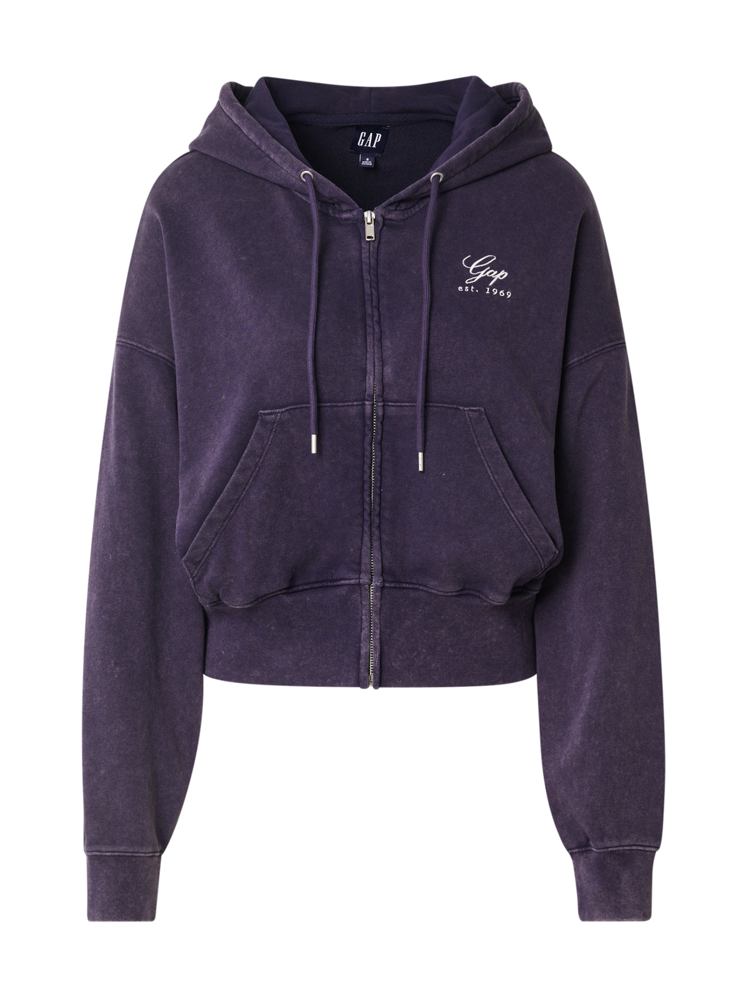 GAP Zip-Up Hoodie in Blue: front