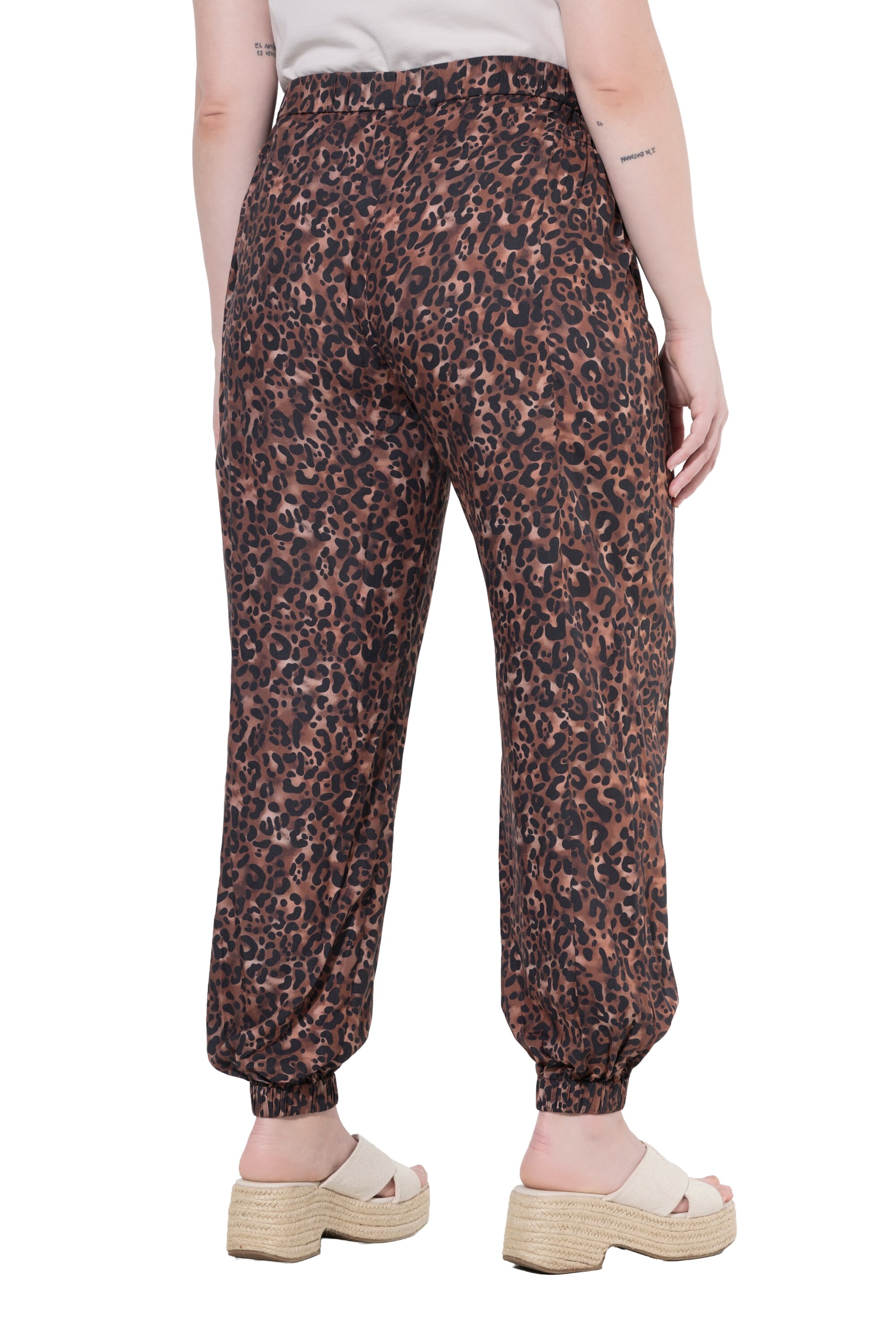 Ulla Popken Tapered Hose in Braun