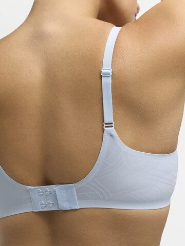 cfab Push-up Podprsenka 'Air Sense Comfort Light Push Up Bra' - Modrá