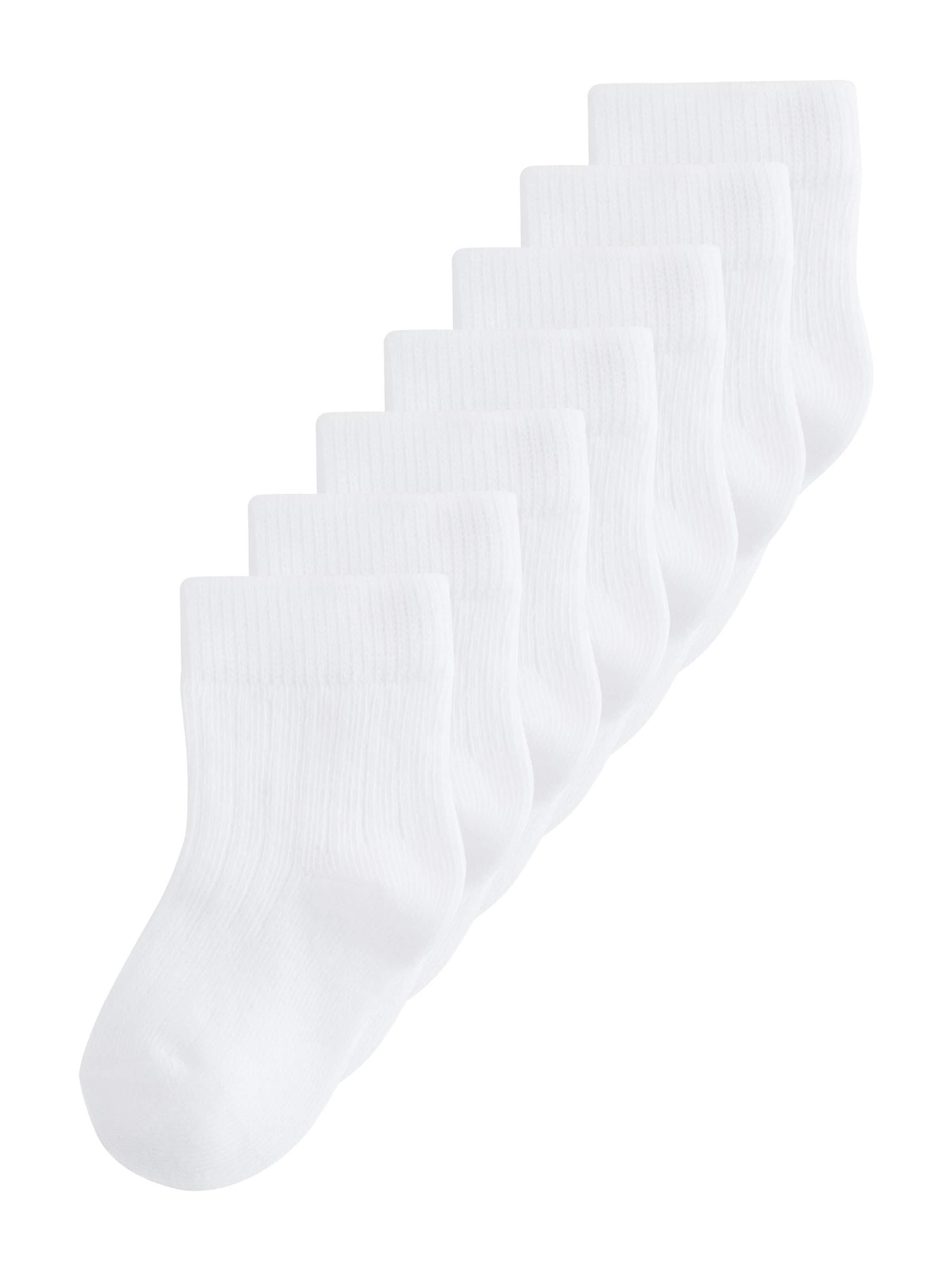 Șosete de la Next pe alb: față