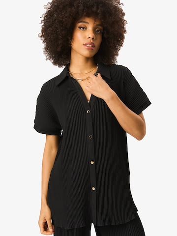 GINI LONDON Bluse in Schwarz: Vorderseite