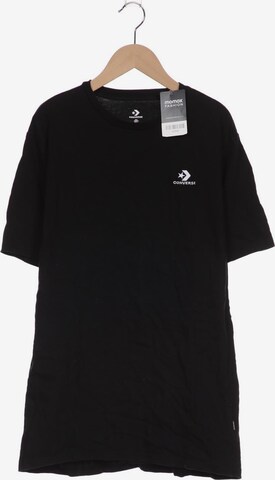 CONVERSE T-Shirt L in Schwarz: predná strana