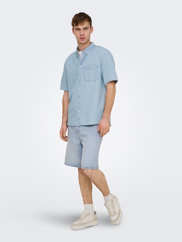 Only & Sons regular Jeans i blå: forside