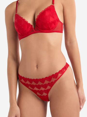 ETAM Thong in Red: front