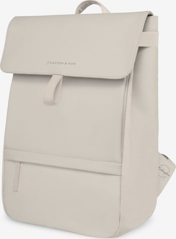 Kapten & Son Backpack 'Fyn Sandstone' in Beige: front