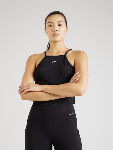 Nike Sportswear Τοπ σε μαύρο: μπροστά