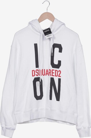 DSQUARED2 Sweatshirt & Zip-Up Hoodie in M in White: front
