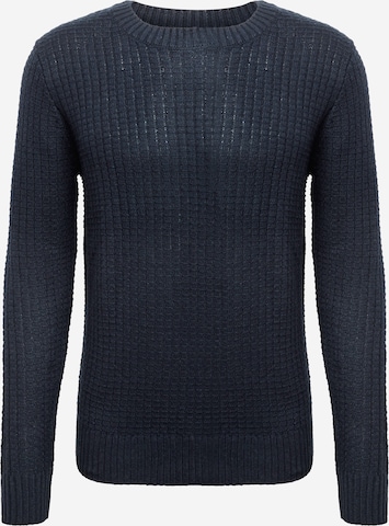 TOM TAILOR Sweater in Blue: front