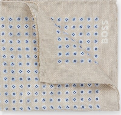 BOSS Pocket Square in Beige / Blue / White, Item view