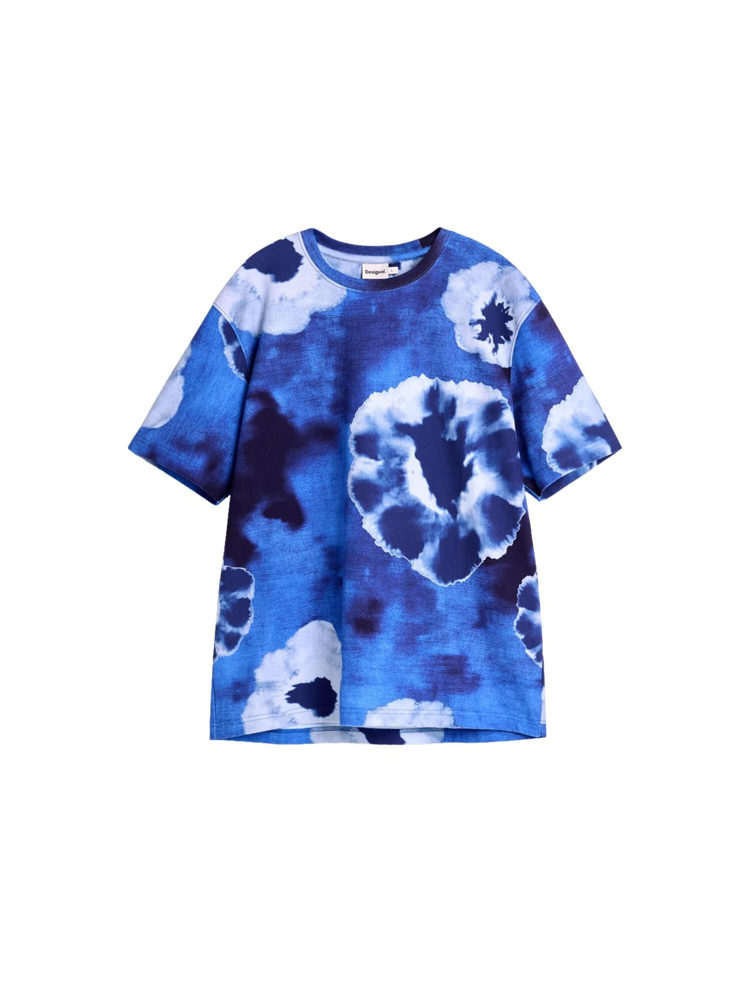Desigual - Camiseta en azul: frente