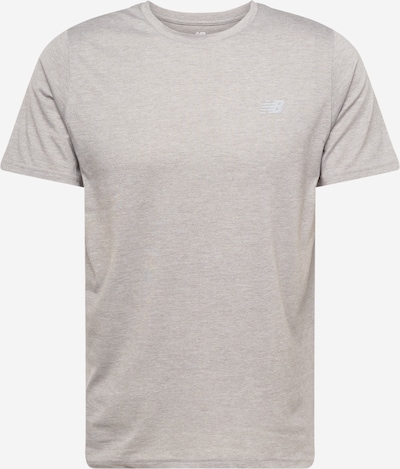 new balance T-Shirt fonctionnel 'Essentials' en gris chiné, Vue avec produit