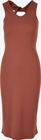 Urban Classics Dress in Red: front