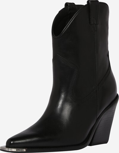 Cizme de cowboy BRONX pe negru, Vizualizare produs