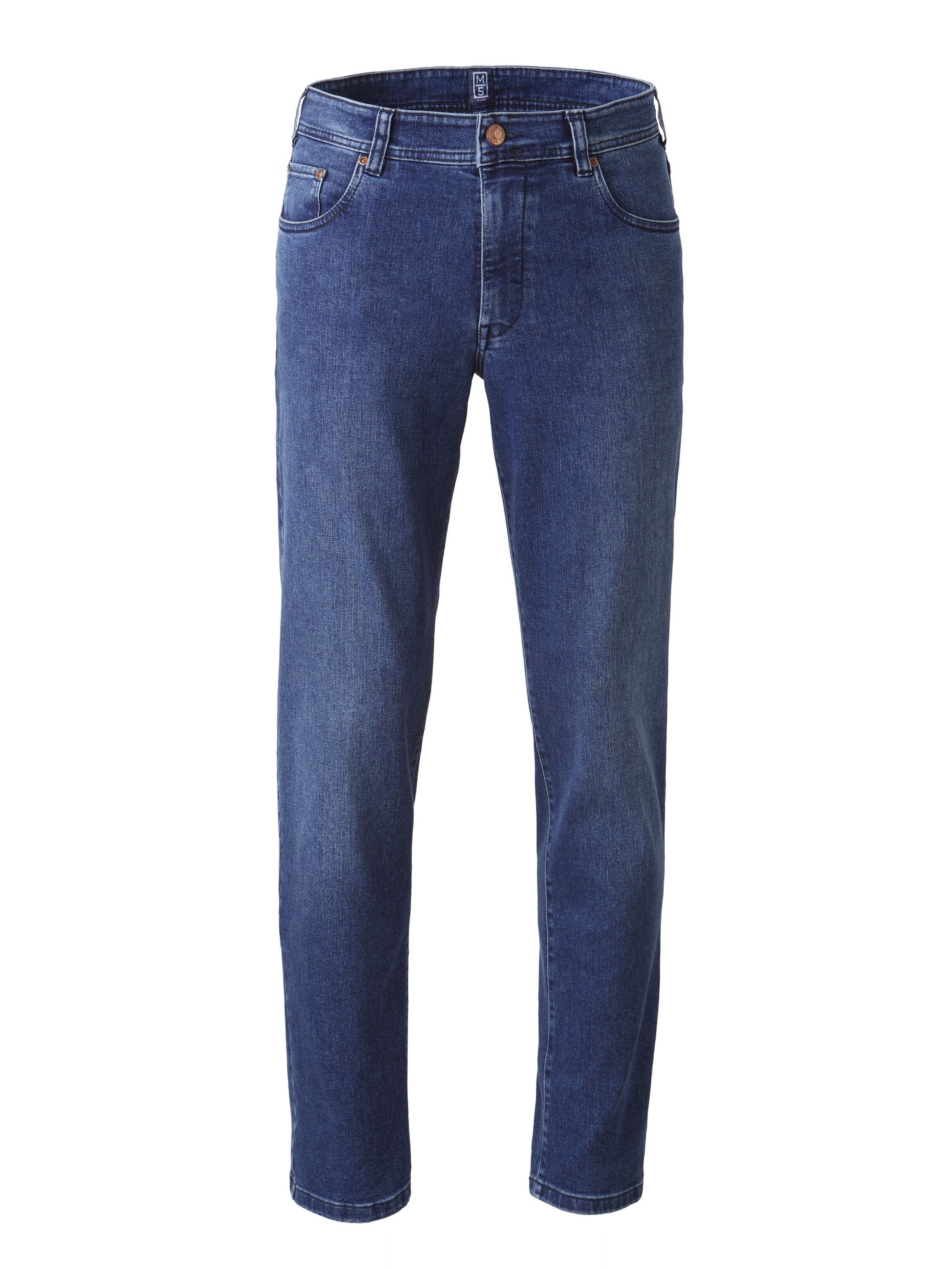 MEYER Regular Jeans 'M5 Six 9-6372' in Blue: front