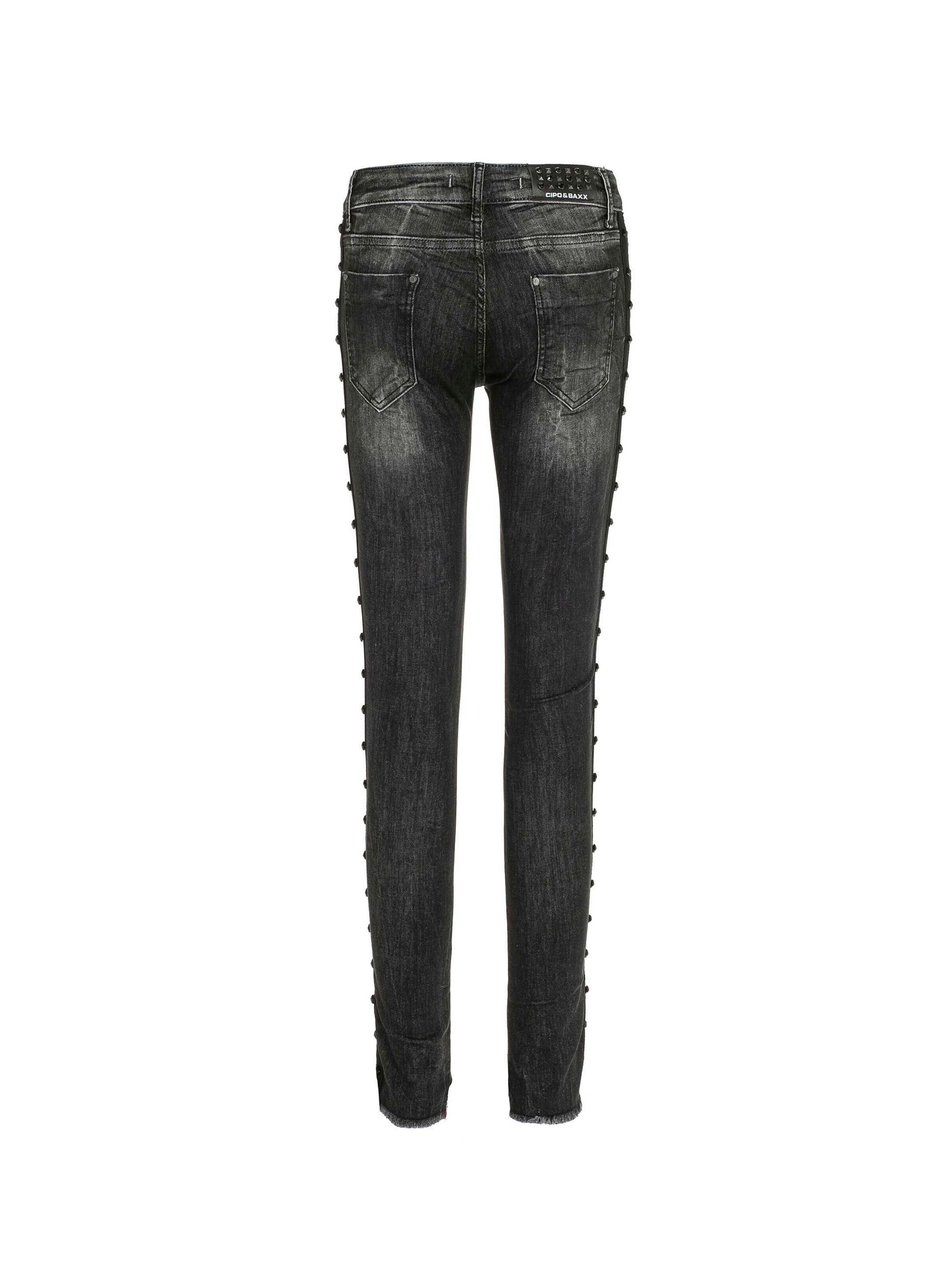 CIPO & BAXX Skinny Jeans in Black