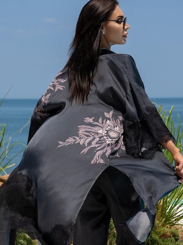 JIORO Kimono 'STAR DUST' i svart