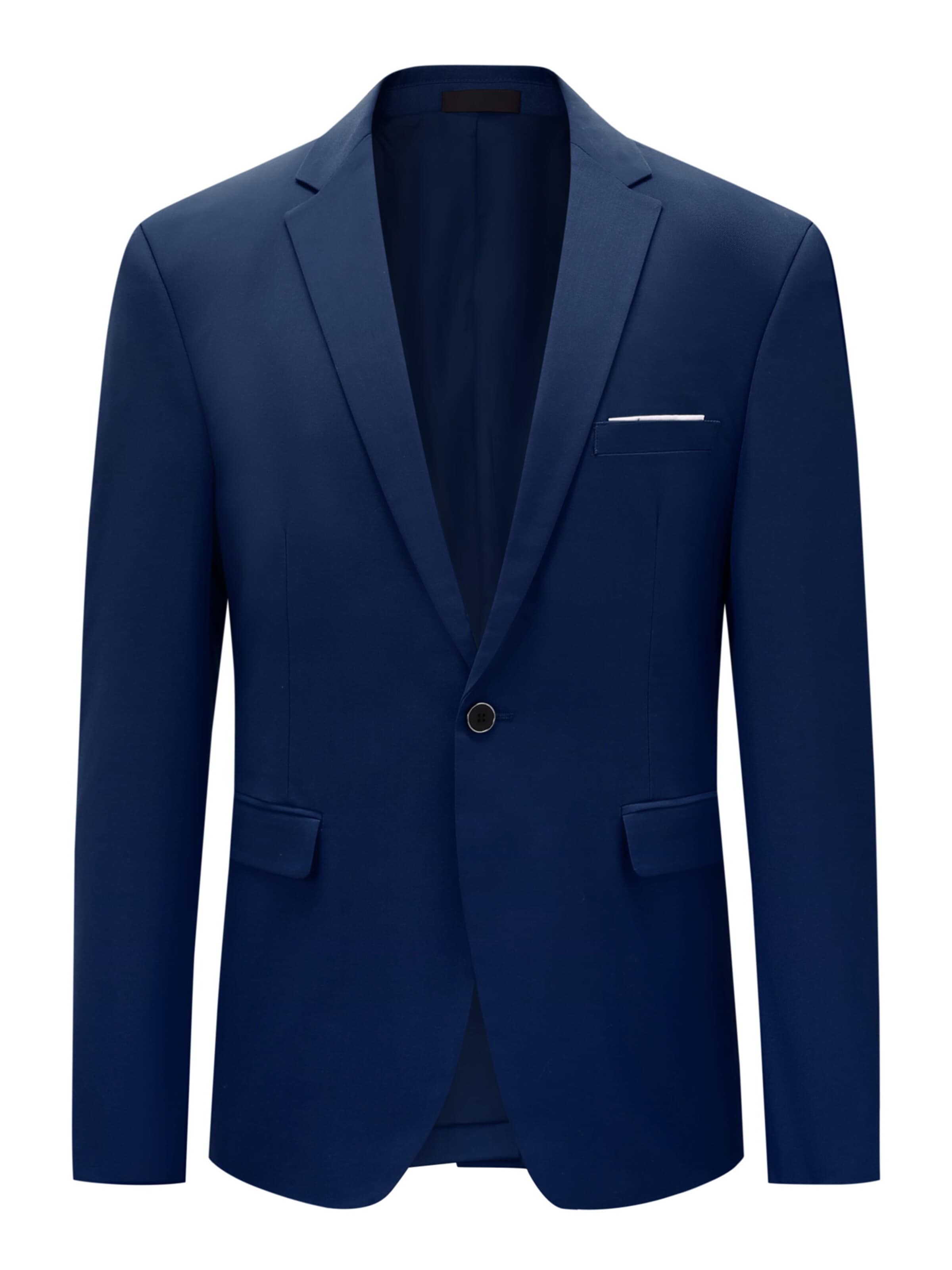 YOUTHUP Suit Jacket 'Prägung' in Blue: front
