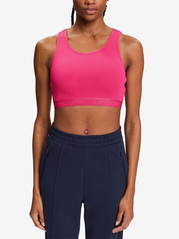 ESPRIT Bustier Sport bh in Roze