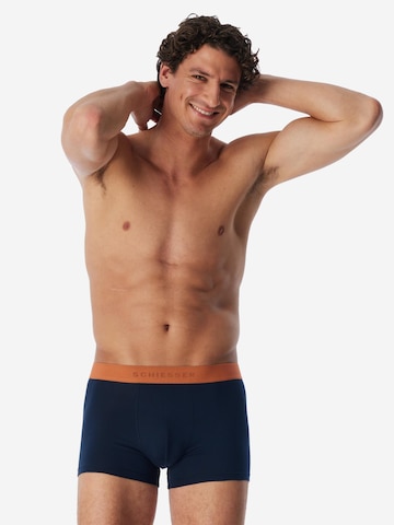 SCHIESSER Boxershorts '95/5 Cotton' in Blauw