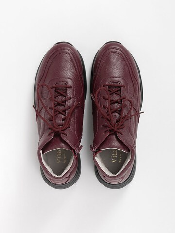 VITAFORM Schnürstiefelette in Lila