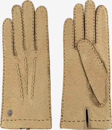 Gants ' Davos ' Roeckl en beige : devant