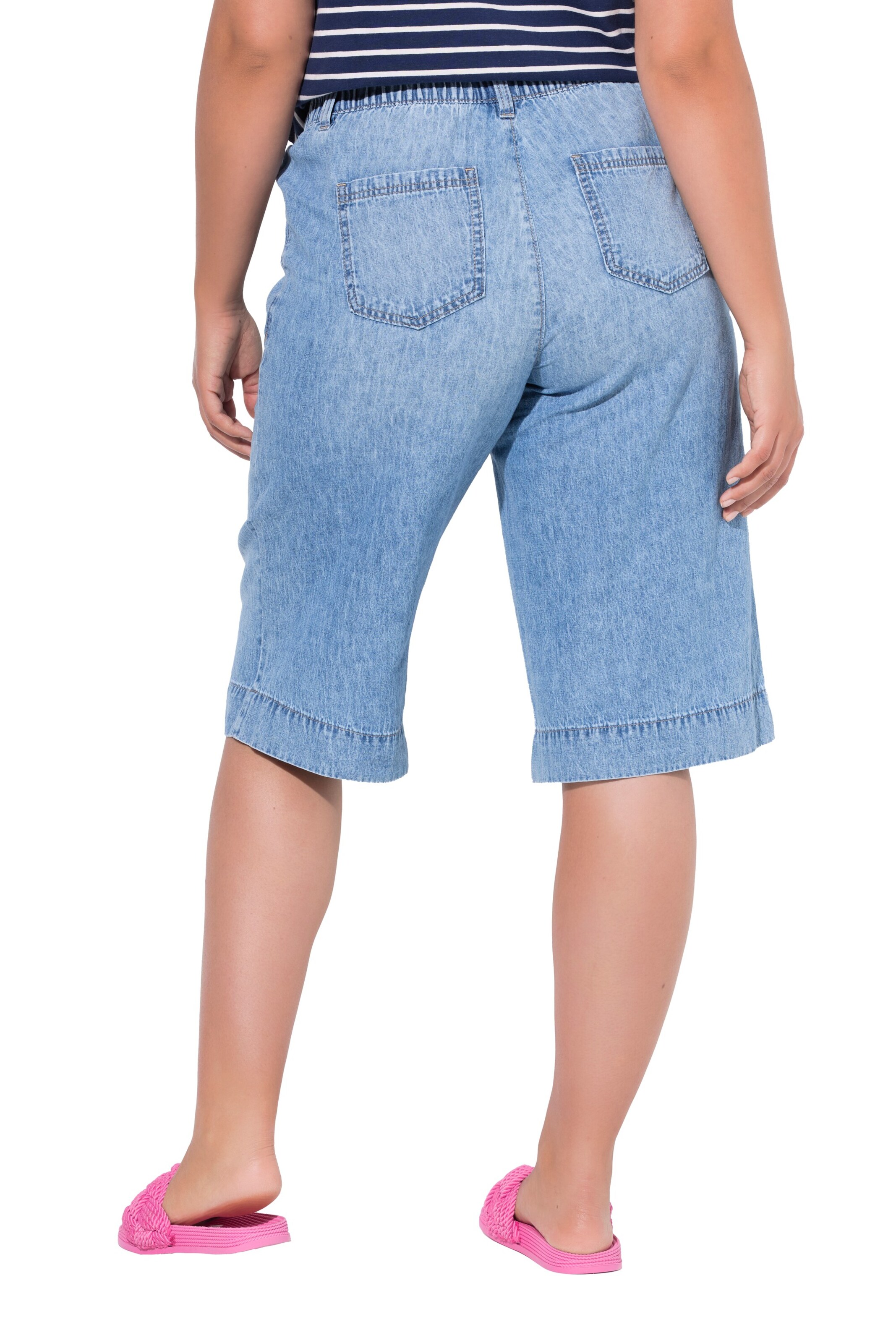 LAURASØN Loose fit Trousers in Blue