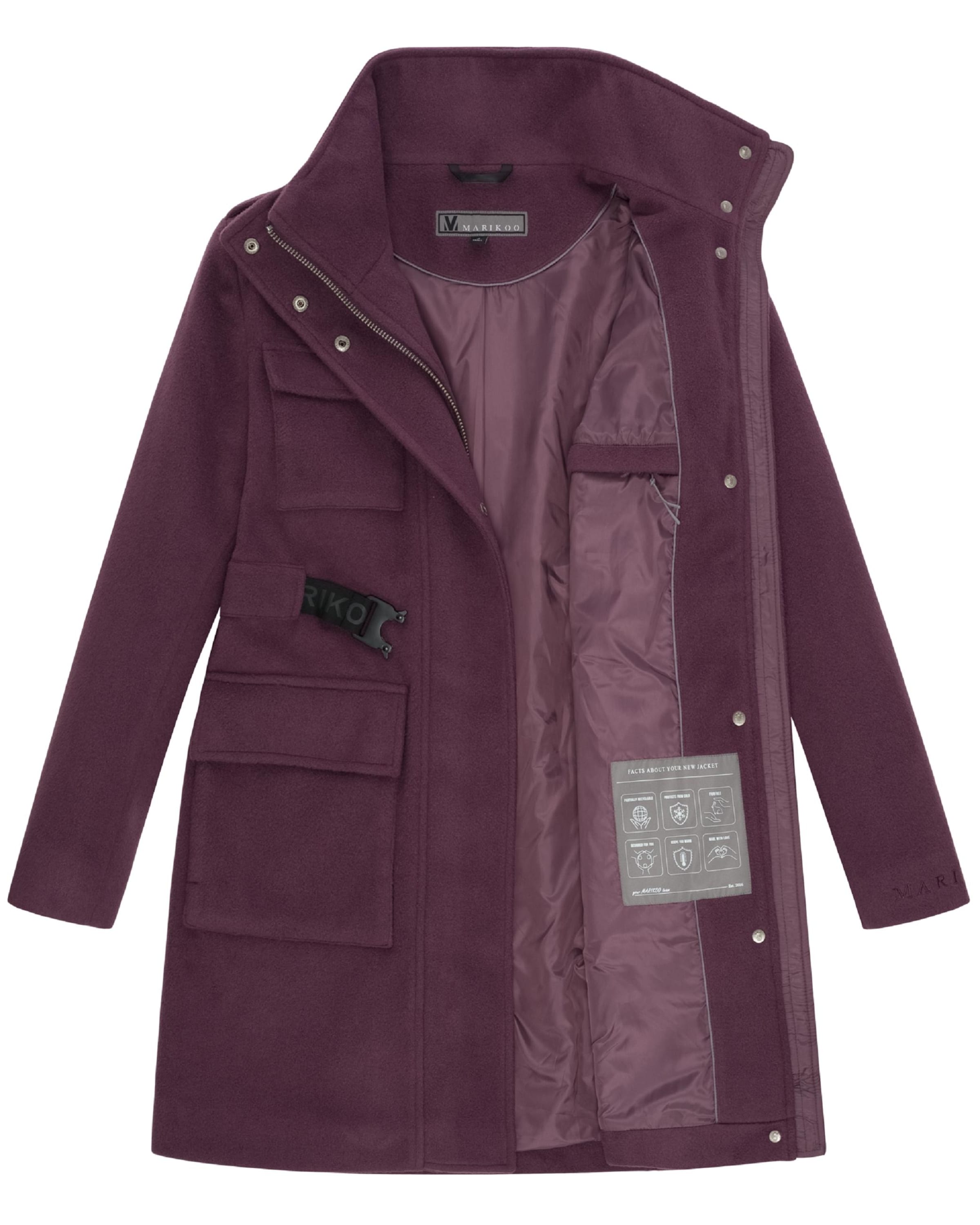 Palton de primăvară-toamnă 'Tanokoo 16' de la MARIKOO pe mov