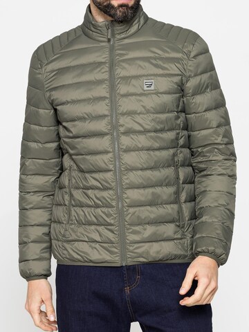 Carrera Jeans Outdoor jacket 'High-Neck' in Green