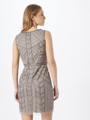 Papell Studio Cocktail Dress in Grey