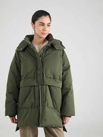 Manteau d’hiver 'Petra' MSCH COPENHAGEN en vert : devant