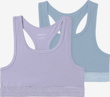 Soutiens-gorge 'NKFSHORT' NAME IT en bleu : devant