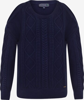 Sir Raymond Tailor Sweater 'Ely' in Blue: front