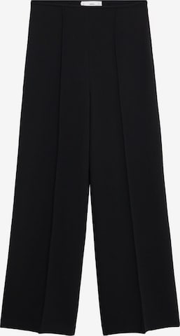 MANGO Wide Leg Hose 'Justo' in Schwarz: predná strana