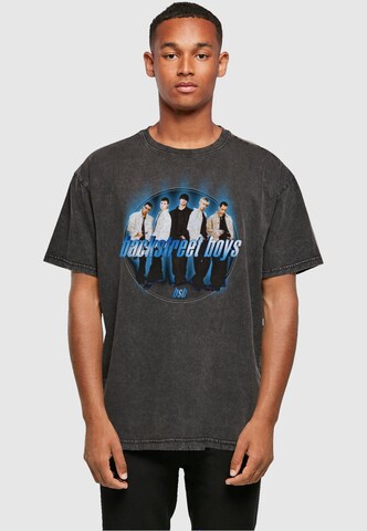 Merchcode Shirt 'Backstreet Boys' in Grijs: voorkant