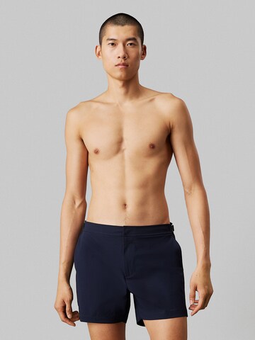 Shorts de bain 'Aspirational ' Calvin Klein Swimwear en bleu : devant