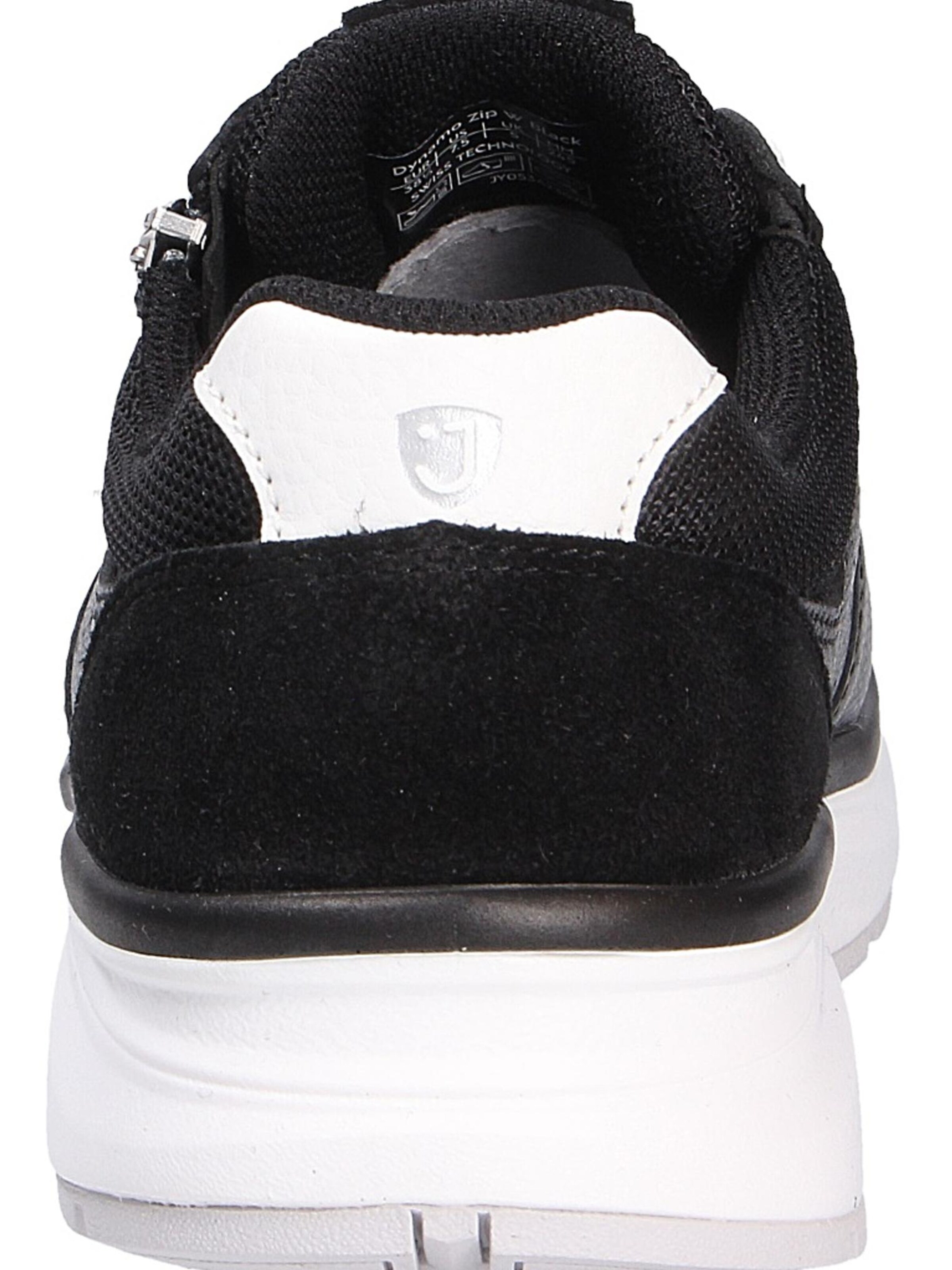 Joya Schnürschuh 'DYNAMO ZIP W BLACK'‌‌‌‌‌‌ in Schwarz