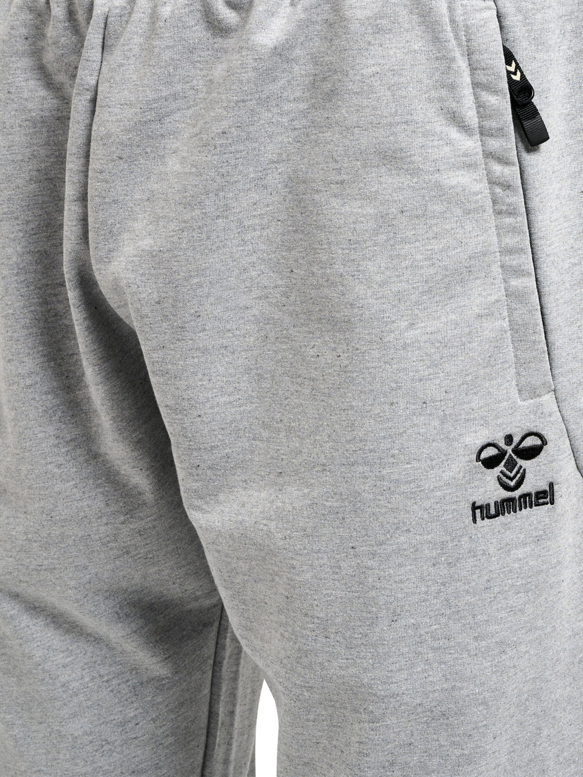 Hummel Tapered Sporthose 'Move Grid' in Grau