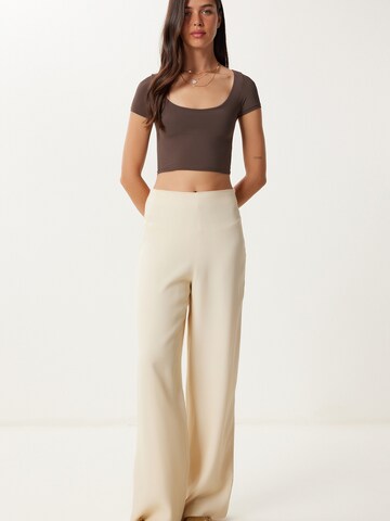 Happiness İstanbul Широкий Штаны в Бежевый