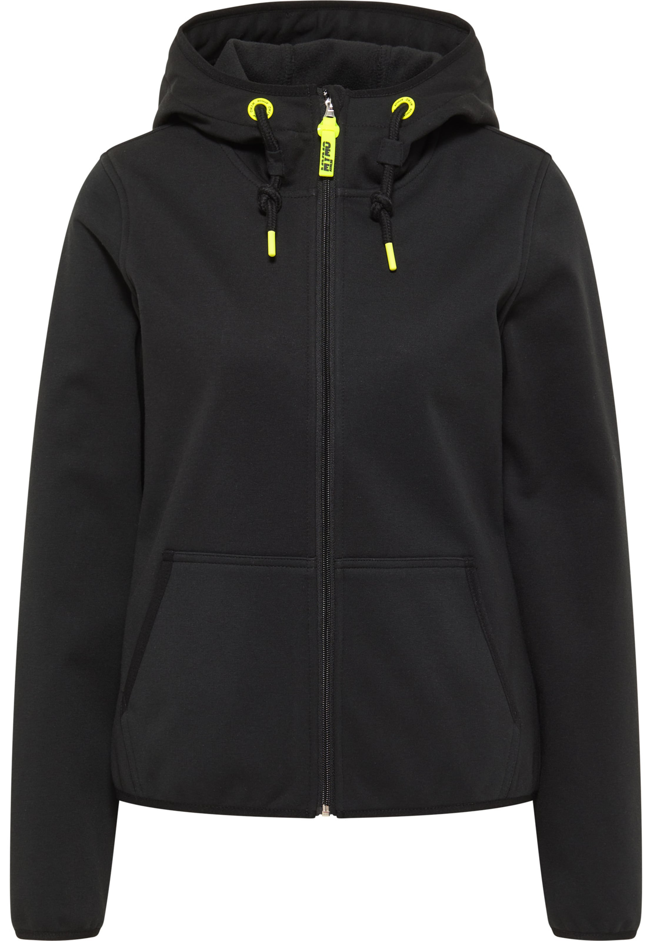 myMo ATHLSR Funktsionaalne jope, värv must: eest vaates