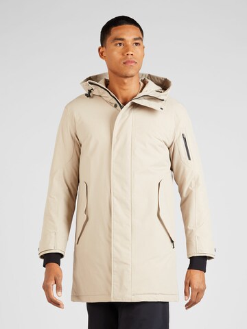 g-lab Weatherproof jacket 'Tracer' in Beige: front