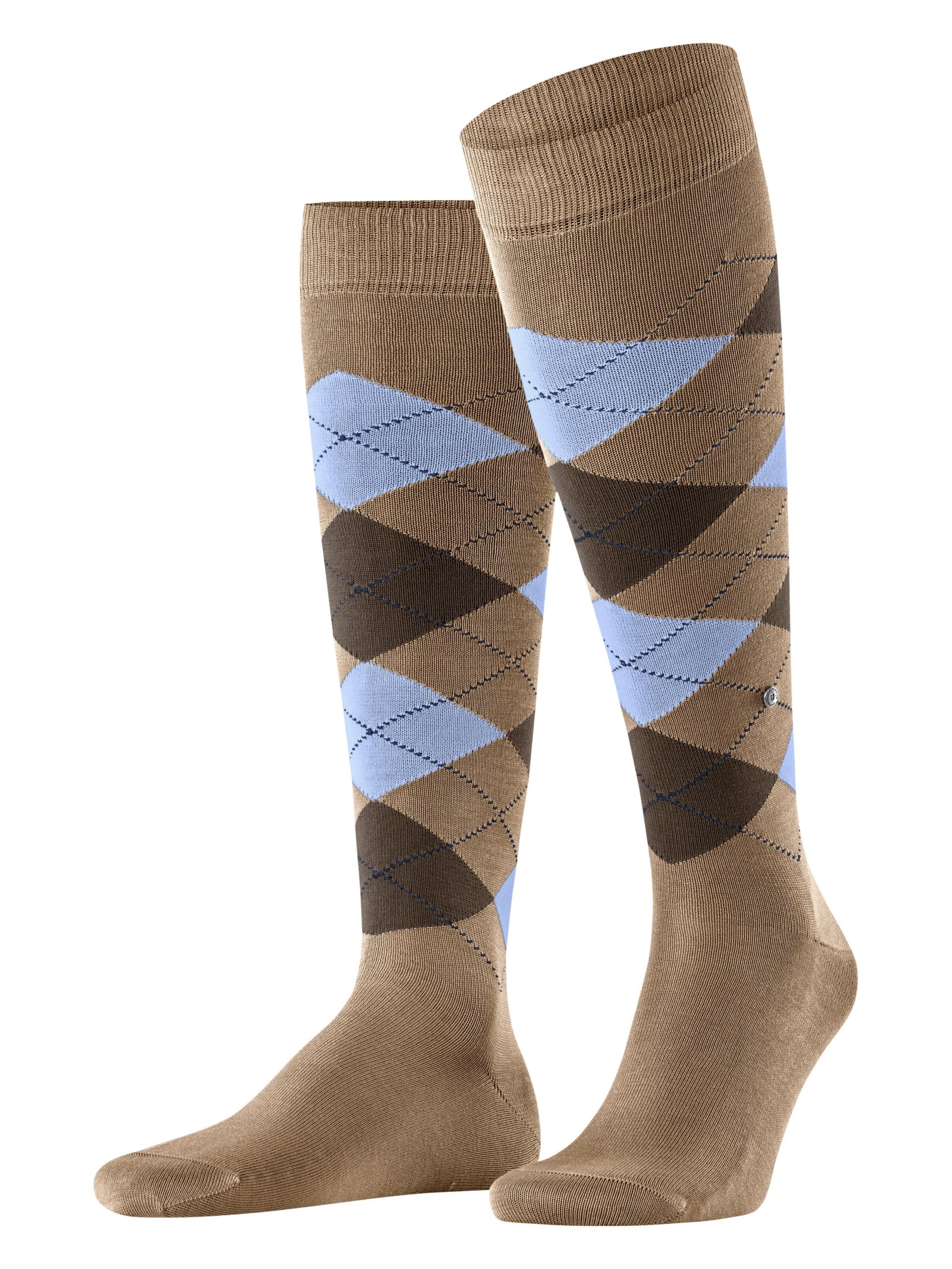 BURLINGTON Kniestrümpfe 'Manchester'‌‌‌‌‌ in Beige: Vorderseite