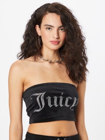 Haut 'BABE BOOB TUBE' Juicy Couture en noir : devant
