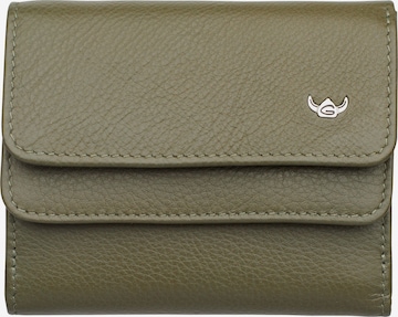 GOLDEN HEAD Wallet 'Madrid' in Green: front