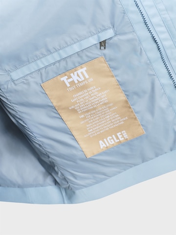 AIGLE - Parka meia-estação 'Mtd® T-Kit' em azul: frente