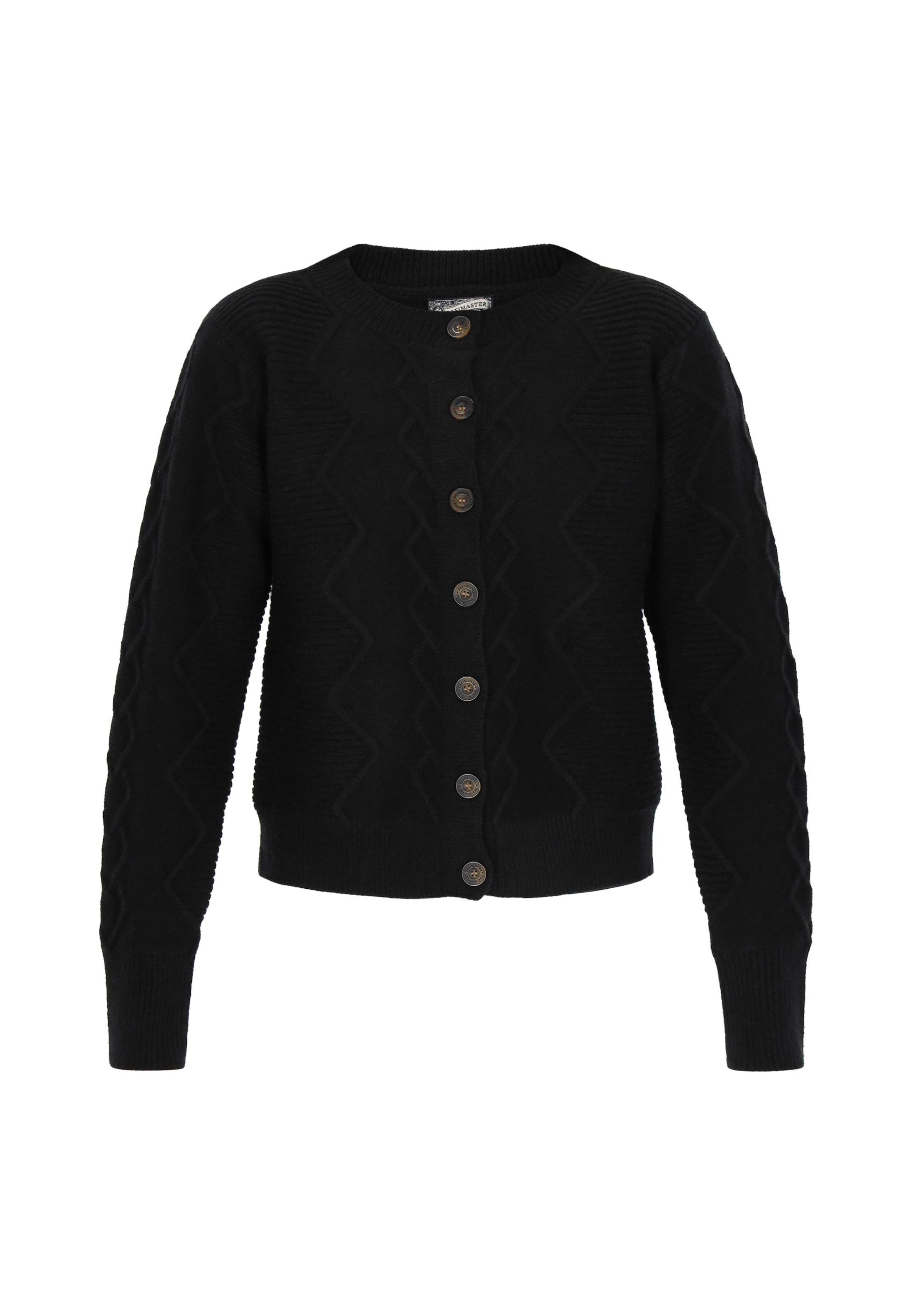 DreiMaster Vintage - Casaco de malha em preto: frente