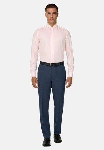 Coupe slim Chemise Boggi Milano en rose