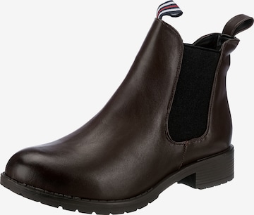 ambellis Chelsea Boots in Brown: front