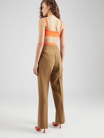 VILA - Pierna ancha Pantalón plisado 'JUNE' en marrón