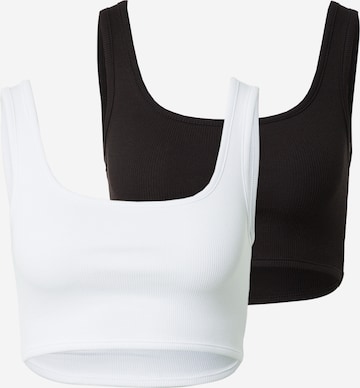 Cotton On - Top en negro: frente